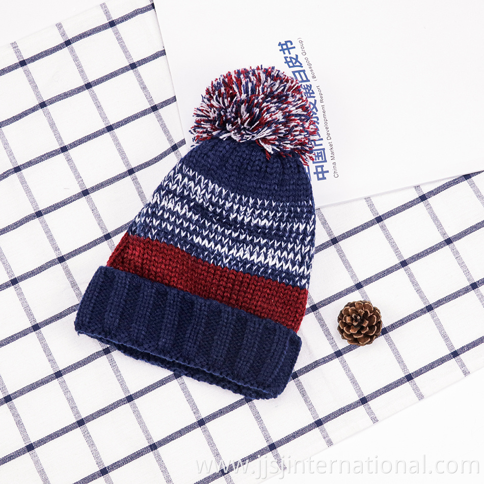 New women's wool knitted hat